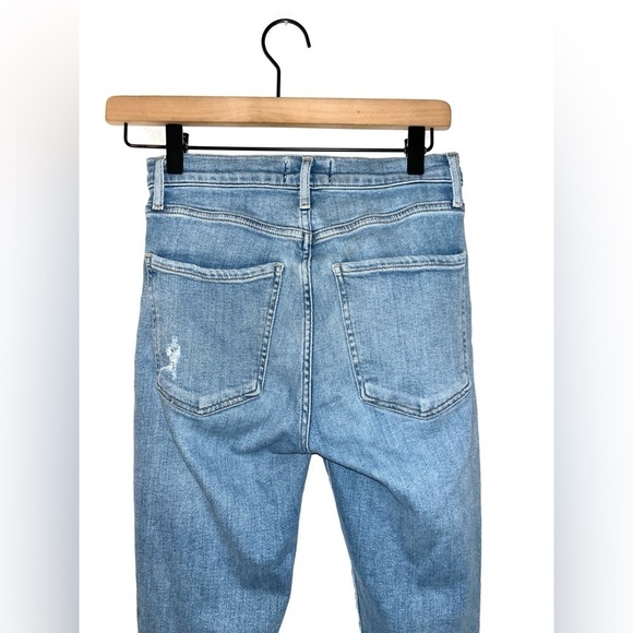 AGOLDE Mid Rise Blue Skinny Jeans Size 26 - Picture 3 of 11
